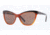 DKNY DY4116 Sunglasses 363973-56 - Top Black On Tr Havana Frame, Brown Lenses