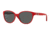 DKNY DY4117M Progressive Prescription Sunglasses DY4117M-363487-55 - Lens Diameter 55 mm, Frame Color Top Red On Transp Red
