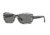 DKNY DY4118 Sunglasses 364987-51 - Striped Grey Frame, Grey Lenses