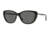 DKNY DY4121 Single Vision Prescription Sunglasses DY4121-300187-56 - Lens Diameter 56 mm, Frame Color Black