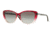 DKNY DY4121 Single Vision Prescription Sunglasses DY4121-366211-56 - Lens Diameter 56 mm, Frame Color Tr Pink Grad Striped Fuxia