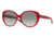 DKNY DY4124 Single Vision Prescription Sunglasses DY4124-364711-57 - Lens Diameter 57 mm, Frame Color Red