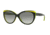 DKNY DY4125 Progressive Prescription Sunglasses DY4125-366511-57 - Lens Diameter 57 mm, Frame Color Top Black On Yellow Tr