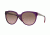 DKNY DY4128 Sunglasses 367614-56 - Violet/violet Transparent Frame, Violet Gradient Brown Lenses