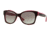 DKNY DY4132 Sunglasses 368611-55 - Bordeaux Pink Frame, Grey Gradient Lenses