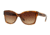 DKNY DY4132 Sunglasses 368713-55 - Dark Tortoise Crystal Frame, Dark Brown Gradient Lenses