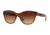 DKNY DY4133 Single Vision Prescription Sunglasses DY4133-368713-55 - Lens Diameter 55 mm, Frame Color Dark Tortoise Crystal