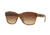 DKNY DY4134 Sunglasses 368713-57 - Dark Tortoise Crystal Frame, Dark Brown Gradient Lenses