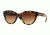 DKNY DY4135 Sunglasses 368913-53 - Vintage Tortoise Frame, Dark Brown Gradient Lenses