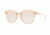 DKNY DY4140 Single Vision Prescription Sunglasses DY4140-371673-52 - Lens Diameter 52 mm, Frame Color Light Blush