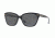 DKNY DY4142 Sunglasses 372087-53 - Black/White Frame, Grey Solid Lenses