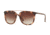 DKNY DY4146 Sunglasses 373113-53 - Pink Tortoise Frame, Brown Gradient Lenses