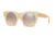 DKNY DY4148 Sunglasses 37308Z-48 - Matte Light Beige Frame, Brown Gradient Flash Mirror Lenses