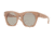 DKNY DY4148 Sunglasses 37403-48 - Matte Translucent Blush Frame, Light Smoke Solid Lenses