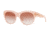 DKNY DY4157 Sunglasses 376813-55 - Milky Blush Frame, Amber Gradient Lenses