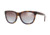 DKNY DY4159 Sunglasses 377494-54 - Shiny Dark Tortoise Frame, Brown Violet Gradient Flash Lenses