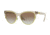 DKNY DY4160 Sunglasses 37868E-56 - Transparent Smoke Frame, Green Gradient Lenses