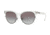 DKNY DY4160 Sunglasses 378711-56 - Shiny Crystal Frame, Gray Gradient Lenses