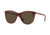 DKNY DY4162 Sunglasses 369282-52 - Bordeaux Frame, Dark Green Lenses