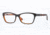 DKNY DY4649 Single Vision Prescription Eyeglasses 3639-53 - Top Black On Havana Tr Frame