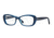DKNY DY4654 Progressive Prescription Eyeglasses 3646-51 - Blue/transparent Blue Frame