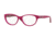 DKNY DY4655M Eyeglass Frames 3635-51 - Top Fuxia On Fuxia Transp Frame