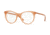 DKNY DY4694 Progressive Prescription Eyeglasses 3790-50 - Transparent Light Brown Frame