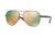 DKNY DY5084 Sunglasses 1235R5-61 - Satin Tobbaco/dark Tortoise Frame, Rose Gold Mirror Lenses