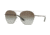 DKNY DY5086 Sunglasses 12518E-57 - Matte Gunmetal Frame, Green Gradient Lenses