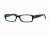 DKNY Eyeglasses DY4585B with Rx Prescription Lenses 3387-50 - Black-white-blue Trans. Frame