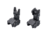 DLG Tactical High Profile Sight Set, Black, DLG167B