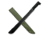 DMA Inc 22 3/4in. Serrated machete C 4114BS