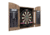 DMI Dublin Bristle Dartboard Cabinet Set, Wood grain/Tan, D4600RTW