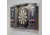 DMI Paris Lighted Dartboard Cabinet Set, Rustic Grey, D4400W