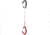 DMM Alpha Trad Quickdraw, Titanium/Red, 25cm, A508-25RD