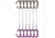 DMM Chimera Quickdraw, 6 Pack, Matt Grey/Purple, 25 cm, A398-25PRP6