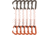 DMM Phantom Quickdraw, Pack of 7, Silver/Orange, 18cm, A318-18ORP6