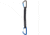 DMM Shadow/Spectre Hybrid Quickdraw, Titanium/Blue, 25cm, A301-358BL-25