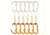 DMM Spectre 2 Quickdraw, Pack of 6, Silver/Gold, 12cm, A358-12P6