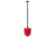 DMOS Delta Steel Shovel, Red, 32707