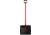 DMOS Stealth XL Shovel, Black/Red, 32730