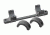 DNZ Products Game Reaper Scope Mount - Browning A Bolt Mountain TI, High Ring, 1 in Tube, Ambidextrous Hand, Black, 40500