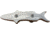 DNZ Products Fin Cleat - Docking &amp; Anchoring Equipment - Yellow Fin Tuna, Silver FC03S