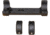 DNZ Products Game Reaper Scope Mount - MVP 223 Short Action, Medium Ring, 1 in Tube, Black Matte, 10061M