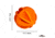 Do All Outdoors Dancing Ball, Orange, .22 to 50 Cal, ISDB4