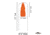 Do All Outdoors Lone Prairie Dog, Orange, .22 to 50 Cal, BSL4