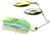 Dobyns Advantage A06 Double Willow Blade, White/Chartreuse/Black, 3/8oz, ADV3/8A06WW
