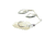 Dobyns D-Blade Advantage Series Spinnerbaits, Willow/Willow Blade, 3/8oz, Blue Shimmer, ADV 3/8 A04 WIL/WIL