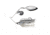 Dobyns D-Blade Beast Series Spinnerbaits, Colorado/Willow Blade, 3/4oz, Shimmer Shad, BST 3/4 B03 COL/WIL