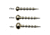Dobyns D-Nail Weights, 3/32oz, Silver, NAIL WEIGHT 3/32 OZ